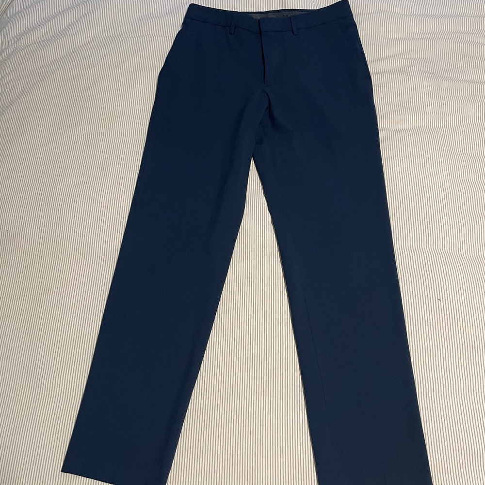 Men's J.M. Haggar 4-Way Stretch Navy Blue Dress Pant